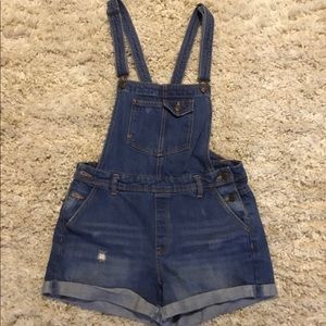 Women’s denim overalls